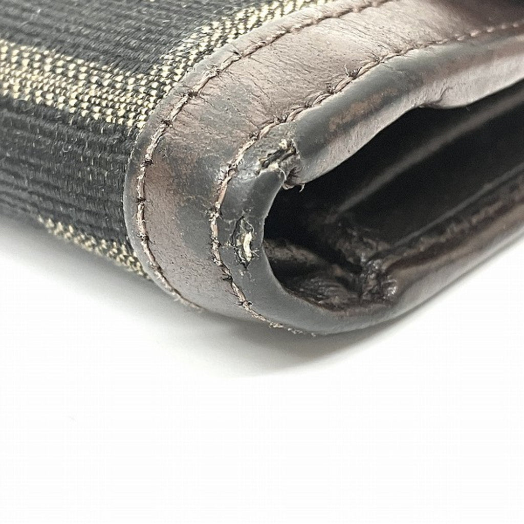 FENDI Zucca pattern 30858 wallet tri-fold men's