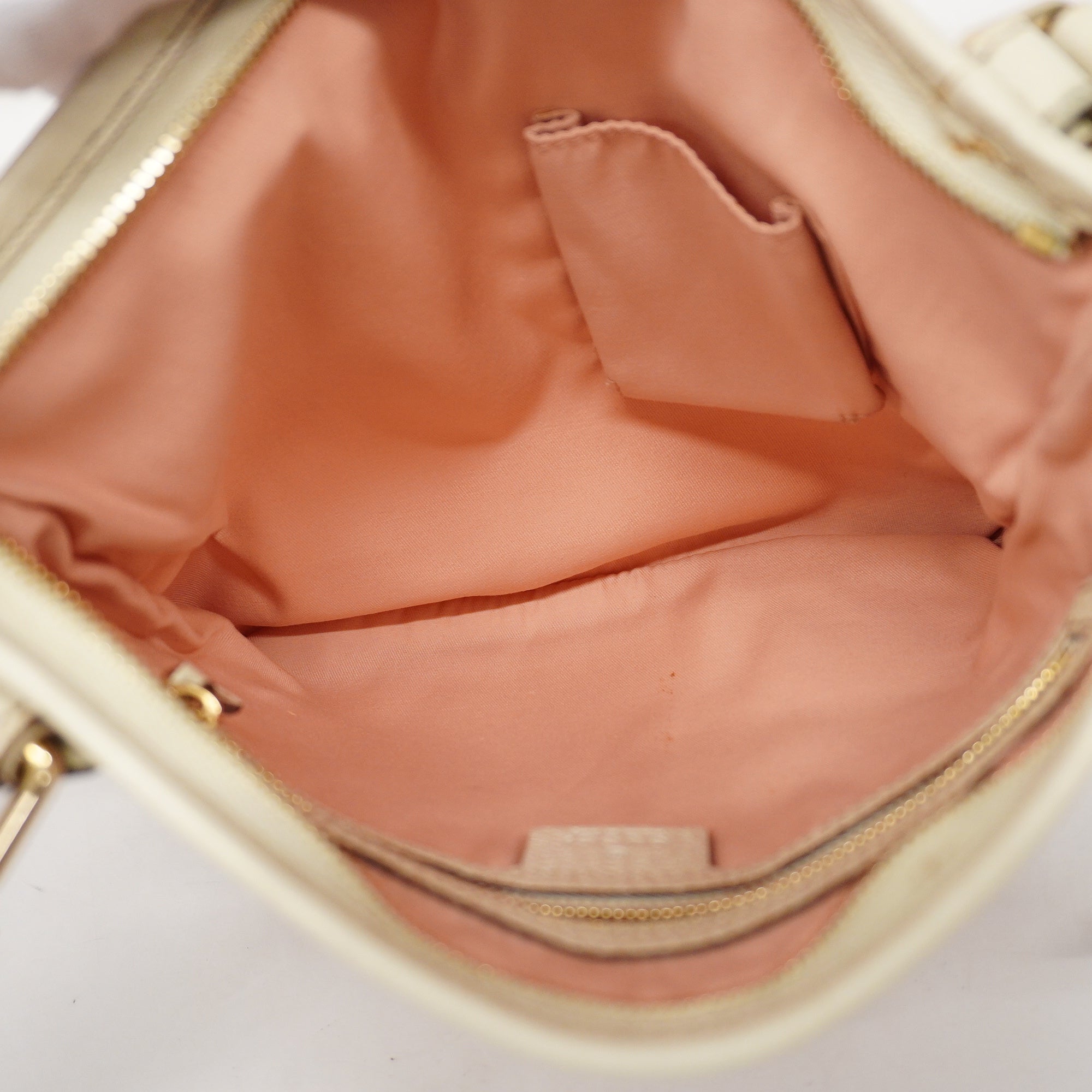 GUCCI  Sherry Line 144388 Women's GG Canvas,Leather Shoulder Bag Ivory,Pink