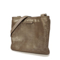 GUCCI  GG Imprime 201538 Women's Leather Shoulder Bag Gray