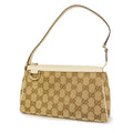 GUCCI  GG Canvas Pouch 145750 Women's Pouch Beige,Ivory