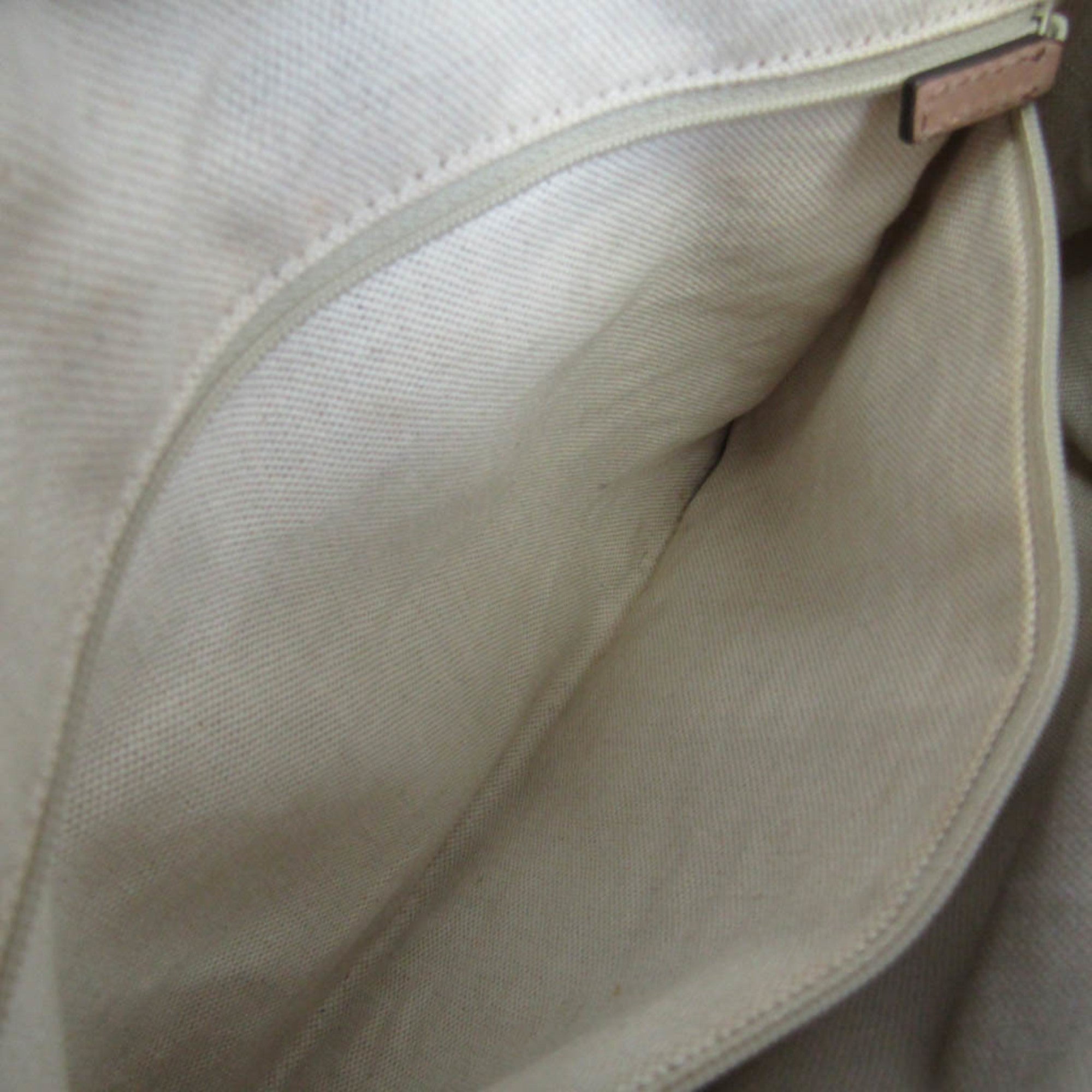 GUCCI Sukey 211944 Women's Leather,GG Canvas Handbag Beige,Khaki