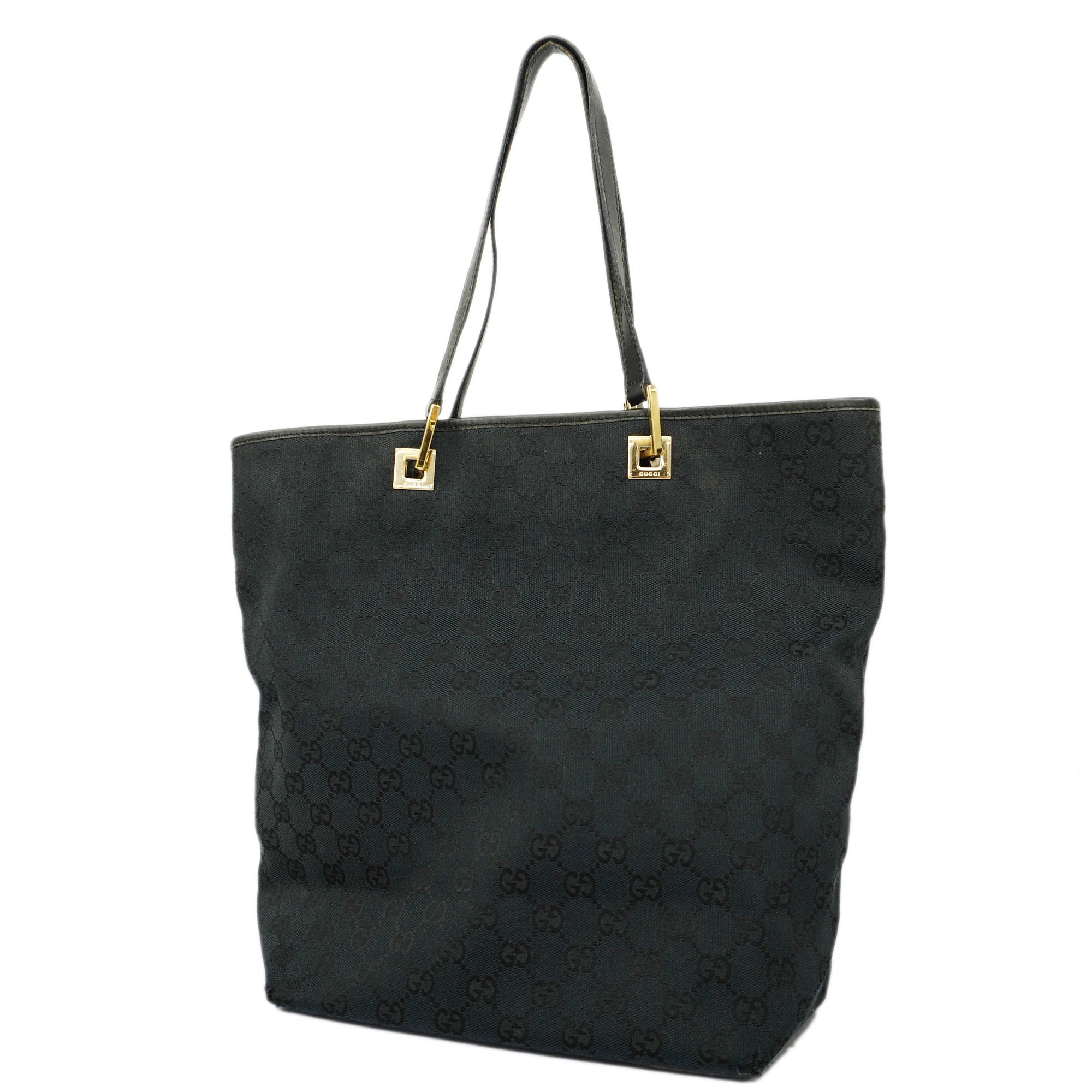 GUCCI  GG Canvas 002 1098 Women's Tote Bag Black