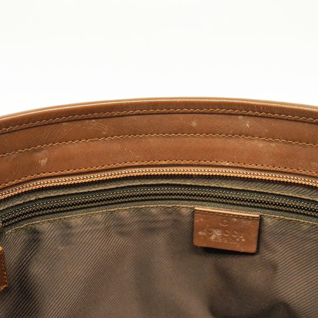 GUCCI  GG Canvas Tote Bag 019 0426 Women's Tote Bag Beige,Brown