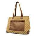 GUCCI  GG Canvas Tote Bag 019 0426 Women's Tote Bag Beige,Brown