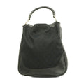 GUCCI  2WAY Bag 001 4058 Women's GG Canvas Handbag Black