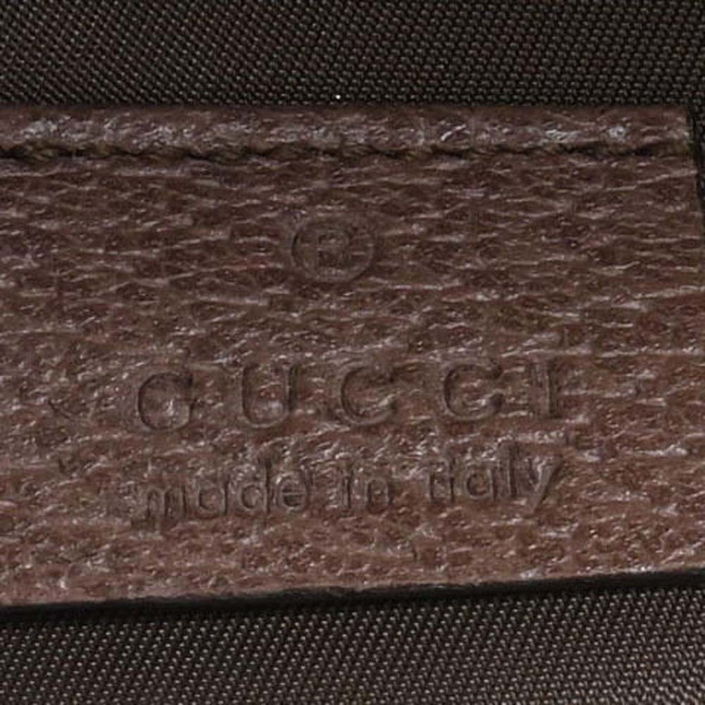GUCCI Ophidia GG Supreme Tick Case Vanity Bag 611001 Beige Brown Women's