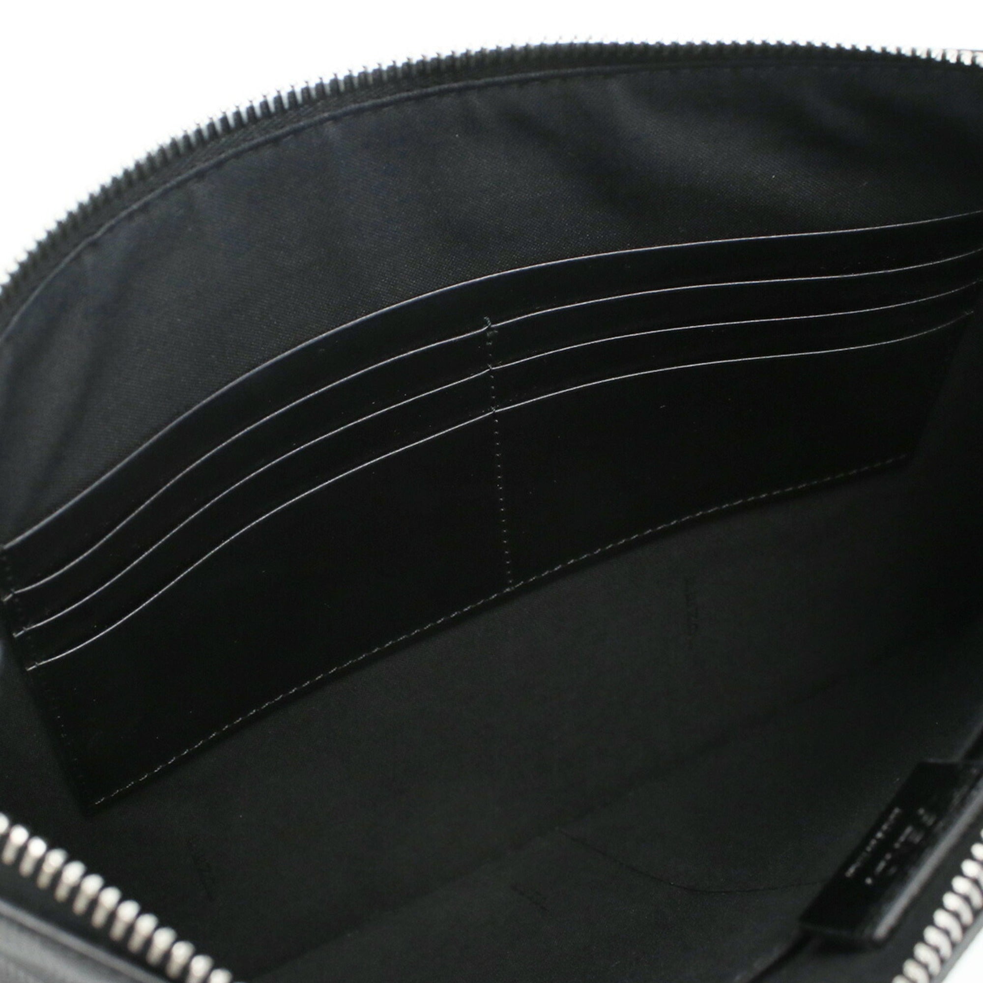 FENDI Shadow Flat Clutch 7N0132 AJF4 F19KP Bag Leather Men's