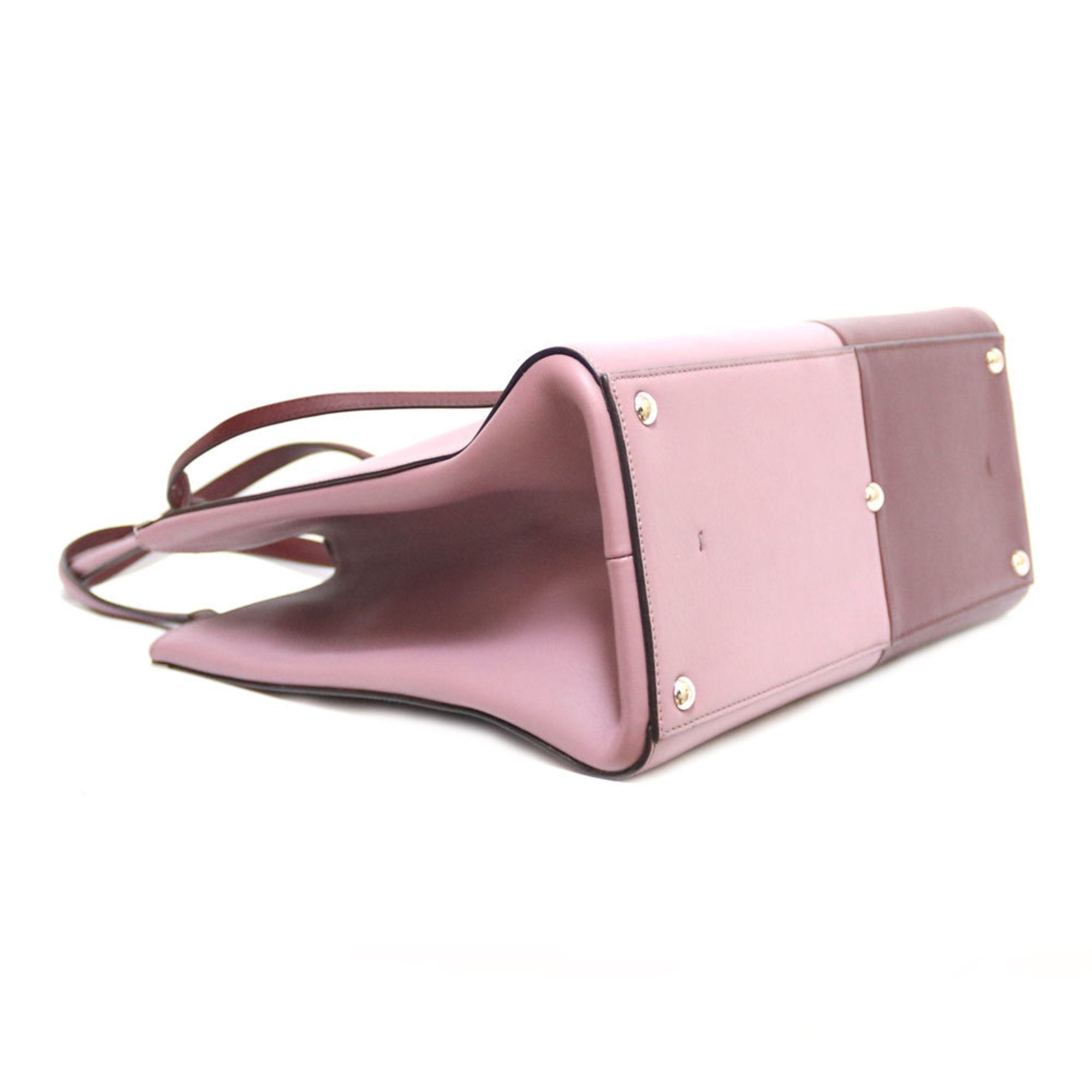 Fendi Shoulder Bag Pink Women's Leather