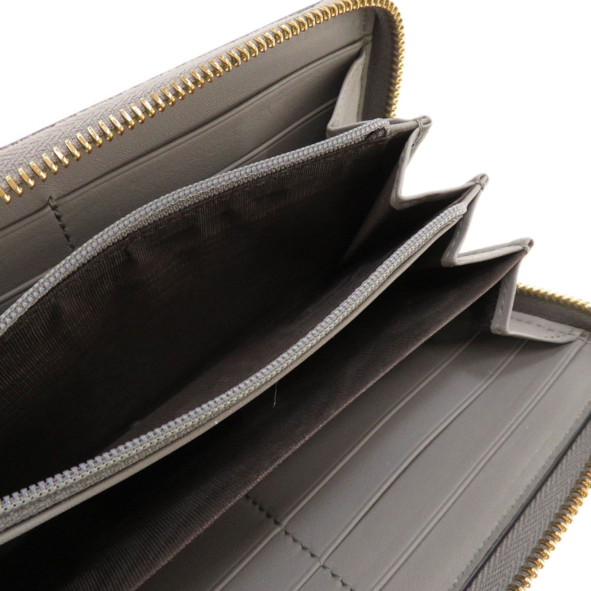 GUCCI 453158 bamboo long wallet leather ladies