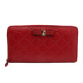 GUCCIssima 388680 GG Leather Long Wallet [bi-fold] Red Color