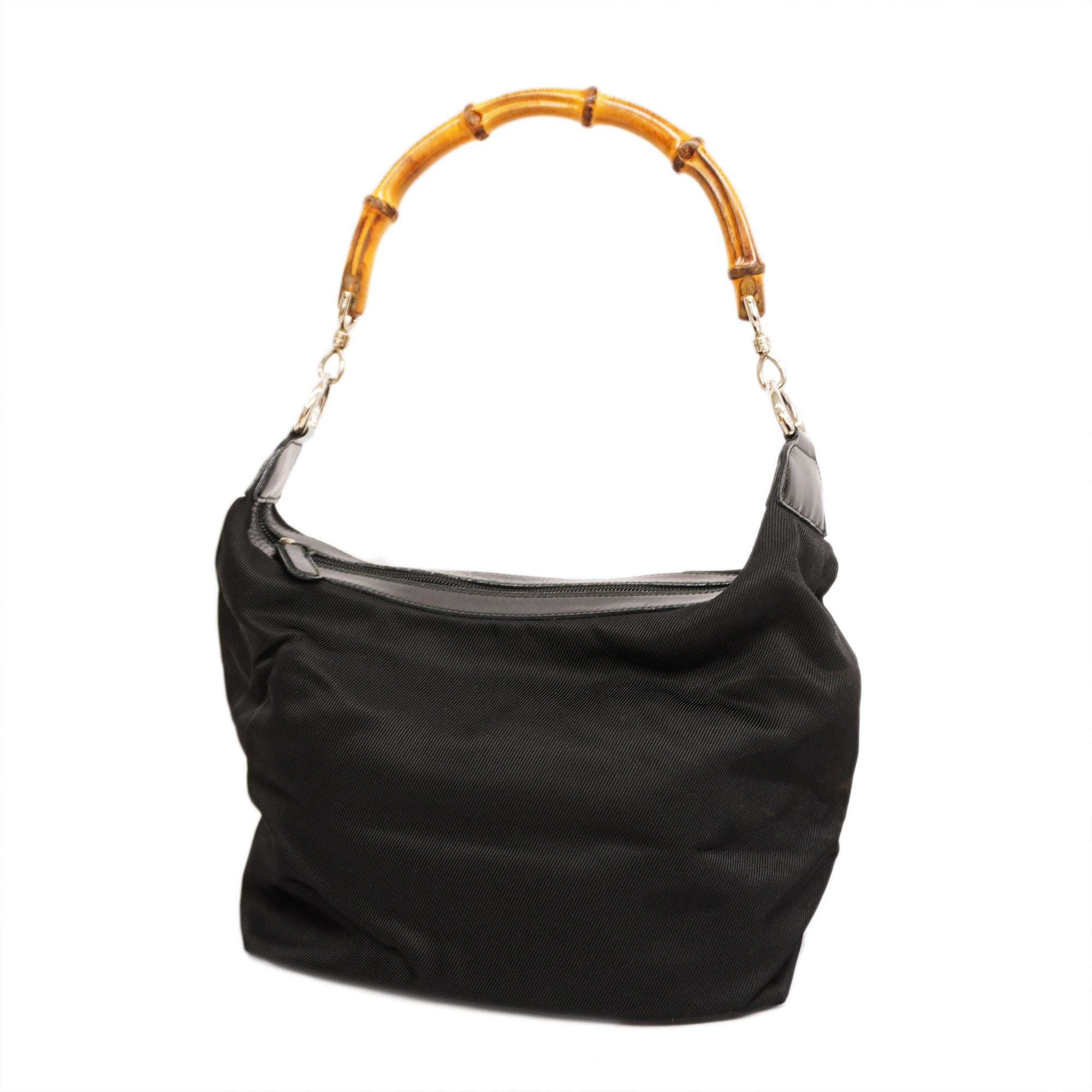 GUCCI  Bamboo Shoulder Bag 000 2214 0531 Women's Nylon Handbag,Shoulder Bag