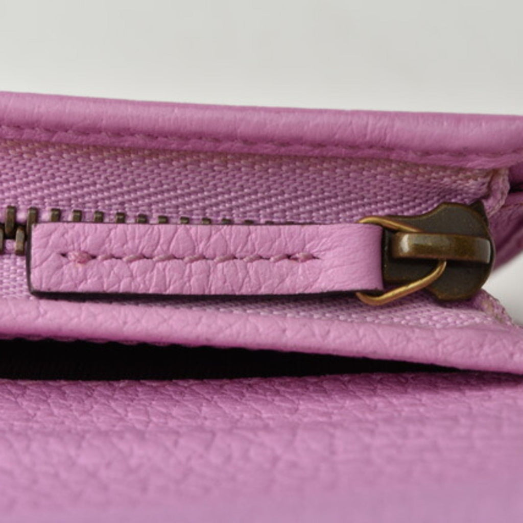 Gucci Mini Wallet/Coin Case GUCCI Folding Wallet 499783 GG Marmont Rhinestone Rose Pink