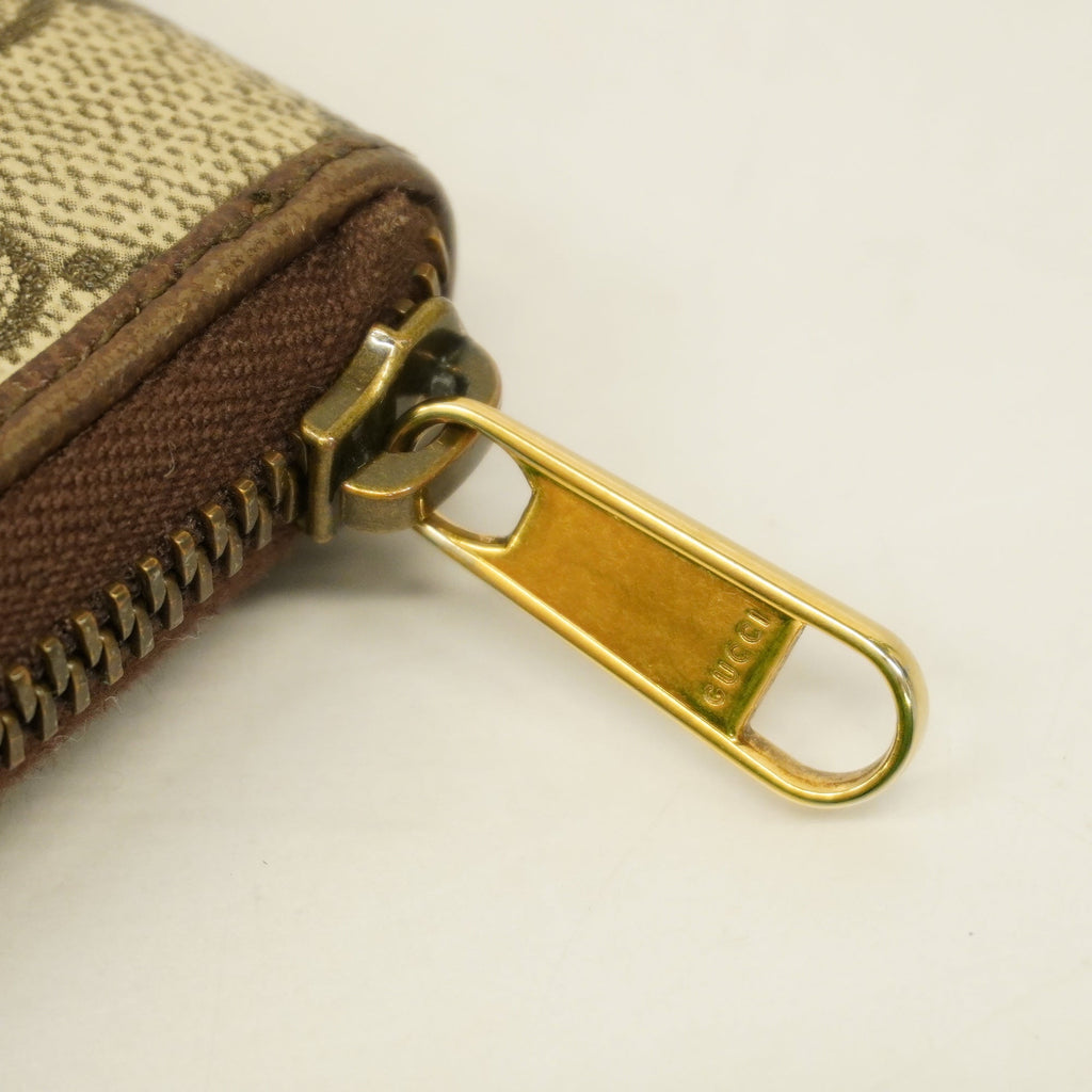GUCCI  Ophidia Coin Case 597613 Gold Hardware Women's GG Supreme,Leather