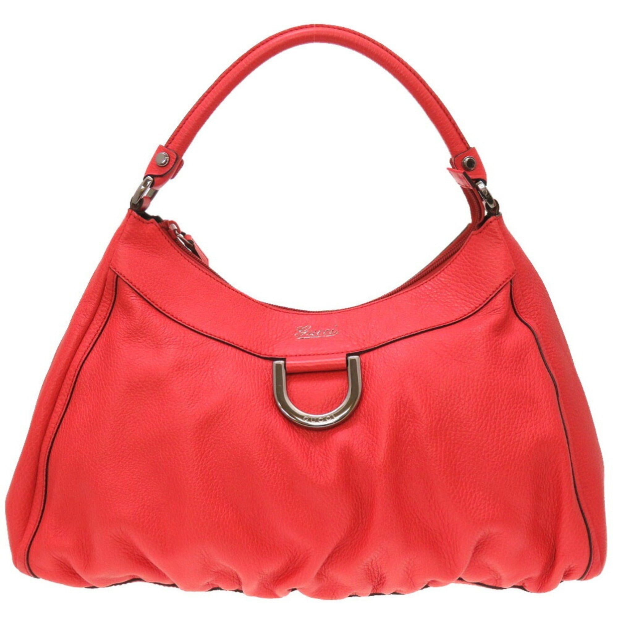 GUCCI leather red 327786 one shoulder bag