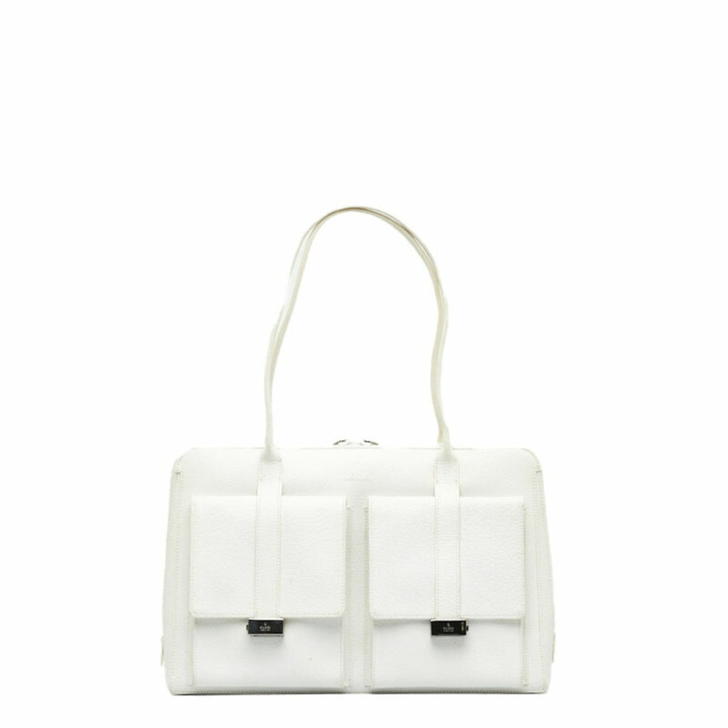 GUCCI handbag shoulder bag 002 1045 white leather ladies