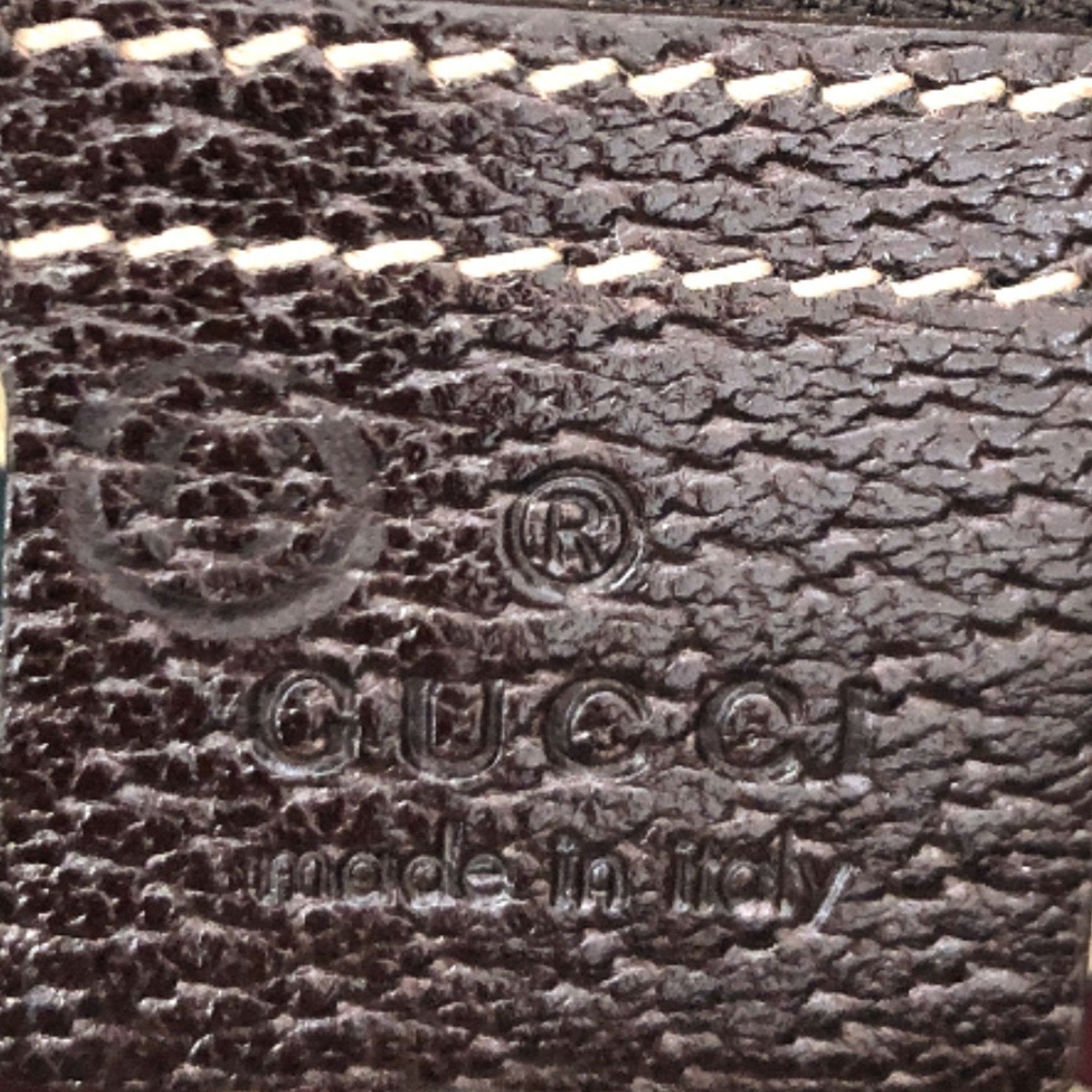 GUCCI shoulder bag GG pattern hand 163288 suede leather brown gold hardware ladies