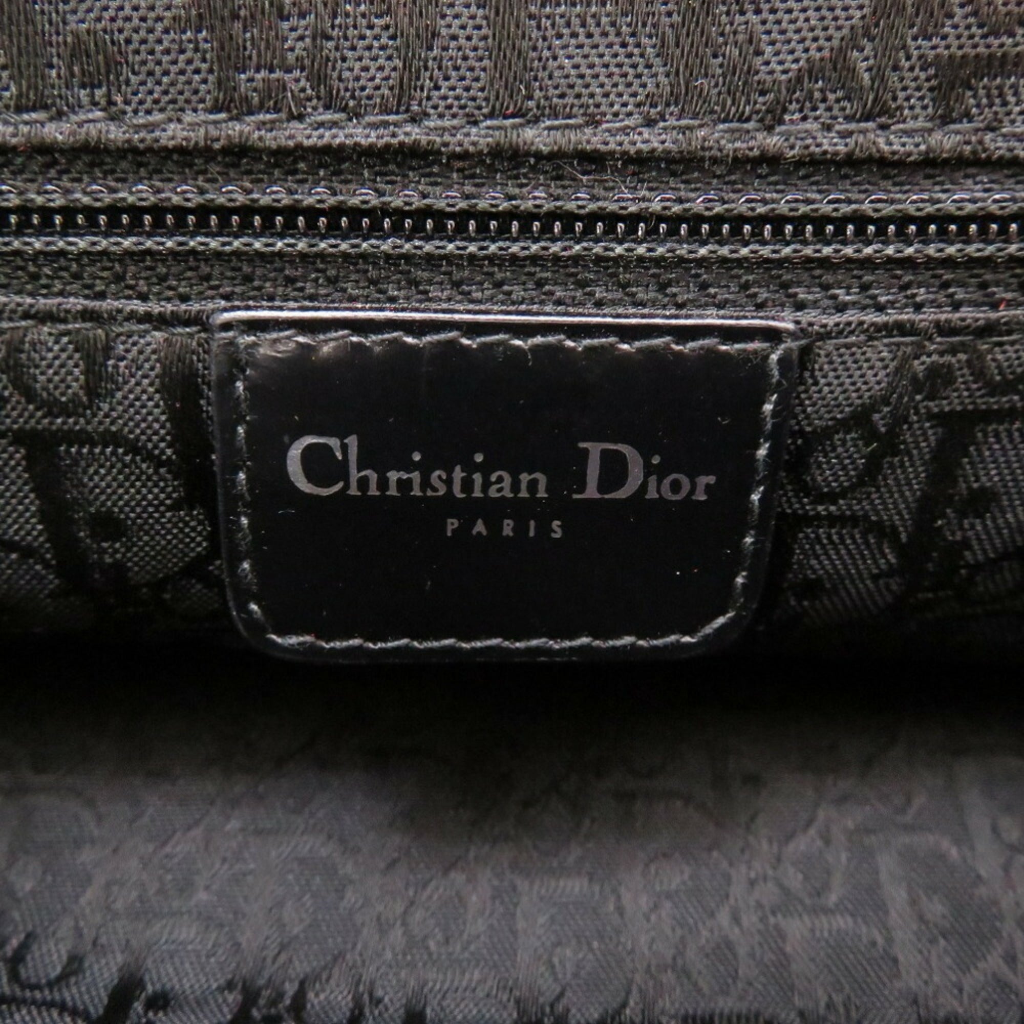 CHRISTIAN DIOR Rhinestone Satin Stone Red Handbag
