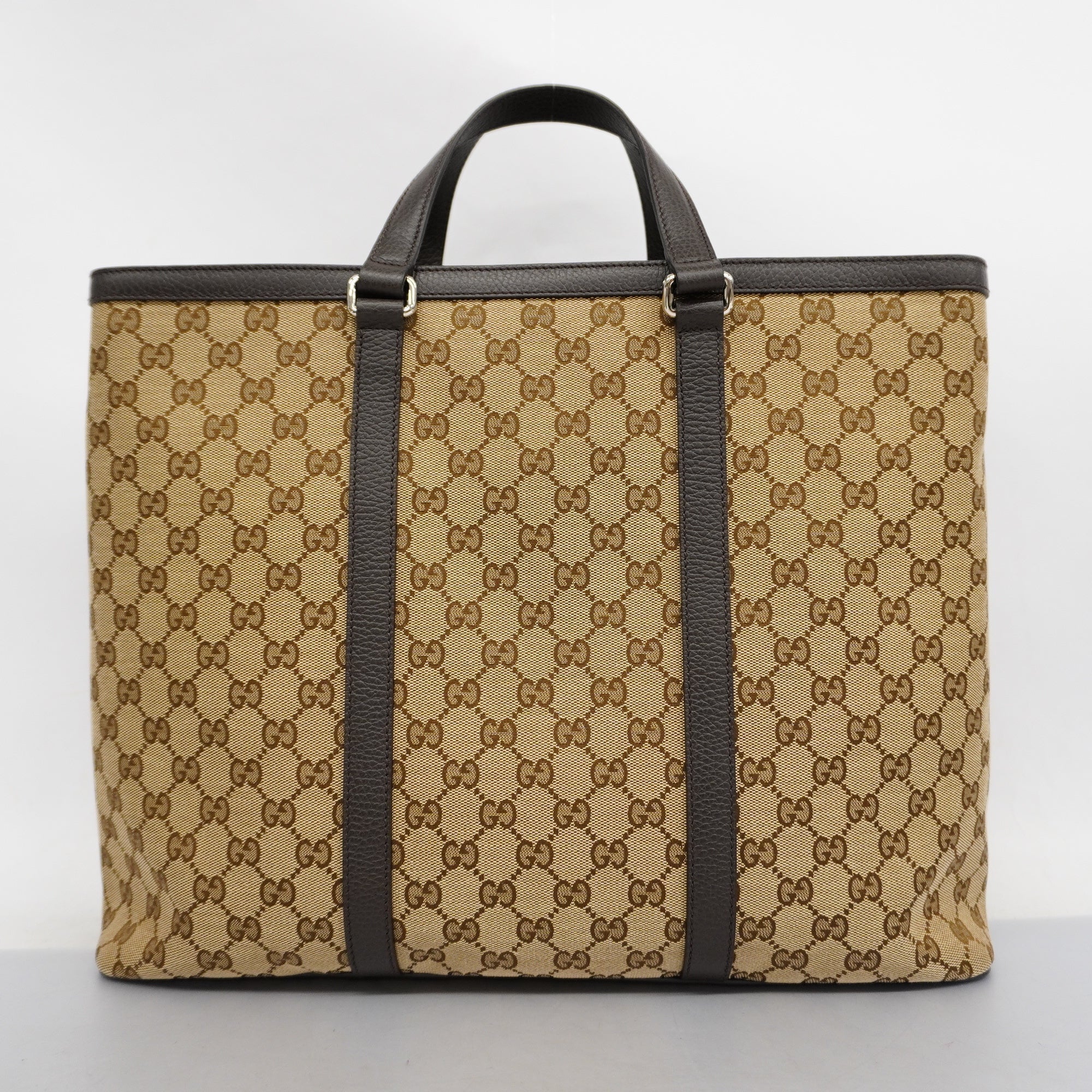 GUCCI  GG Canvas 2way Bag 449169 GG Canvas Handbag,Shoulder Bag Beige,Brown