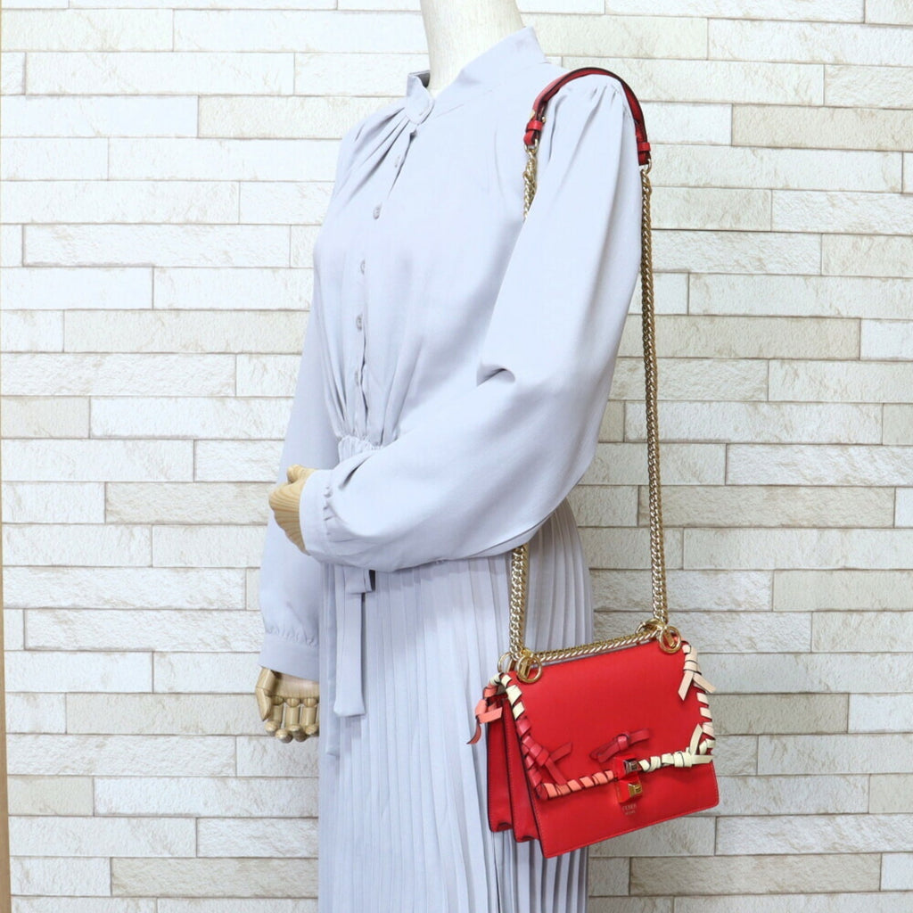 Fendi mini canai shoulder bag calf ladies
