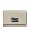 FENDI Micro Trifold Tri-Fold Wallet Ivory 8M0426 Peek-A-Boo