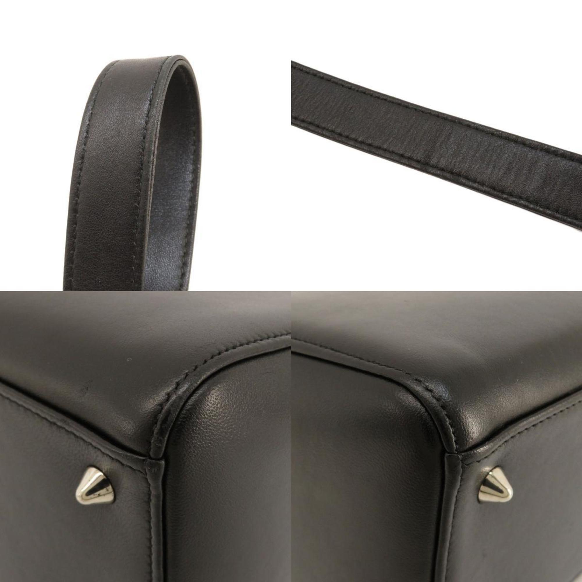 CHRISTIAN DIOR Lady Dragonfly Motif Handbag Calf Women's