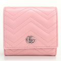 GUCCI Bifold Wallet GG Marmont 598629 Leather Ladies