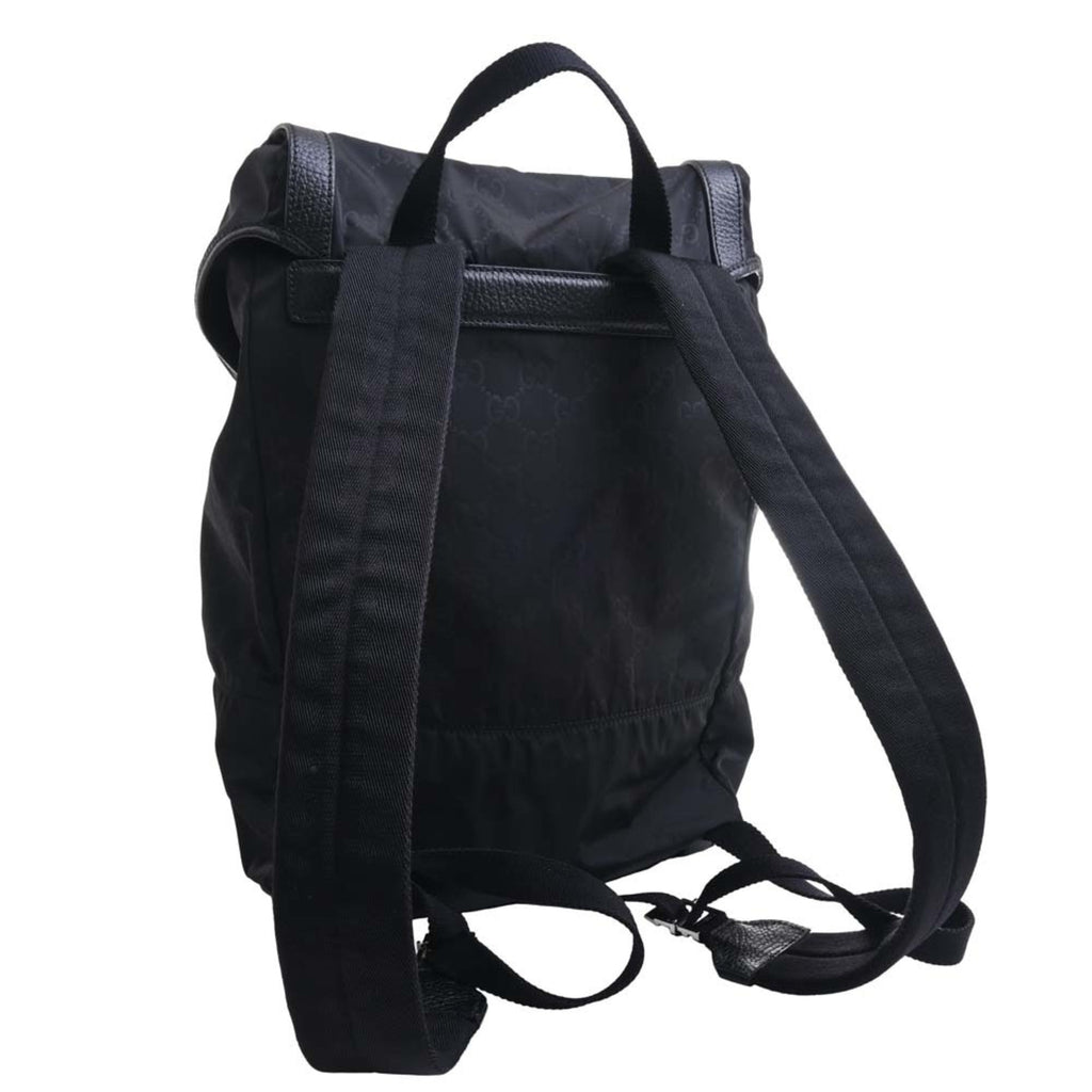 GUCCI GG nylon backpack rucksack 510336 black ladies
