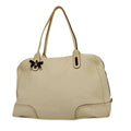 GUCCI  Sherry Princey 163805 Women's Leather Tote Bag Ivory