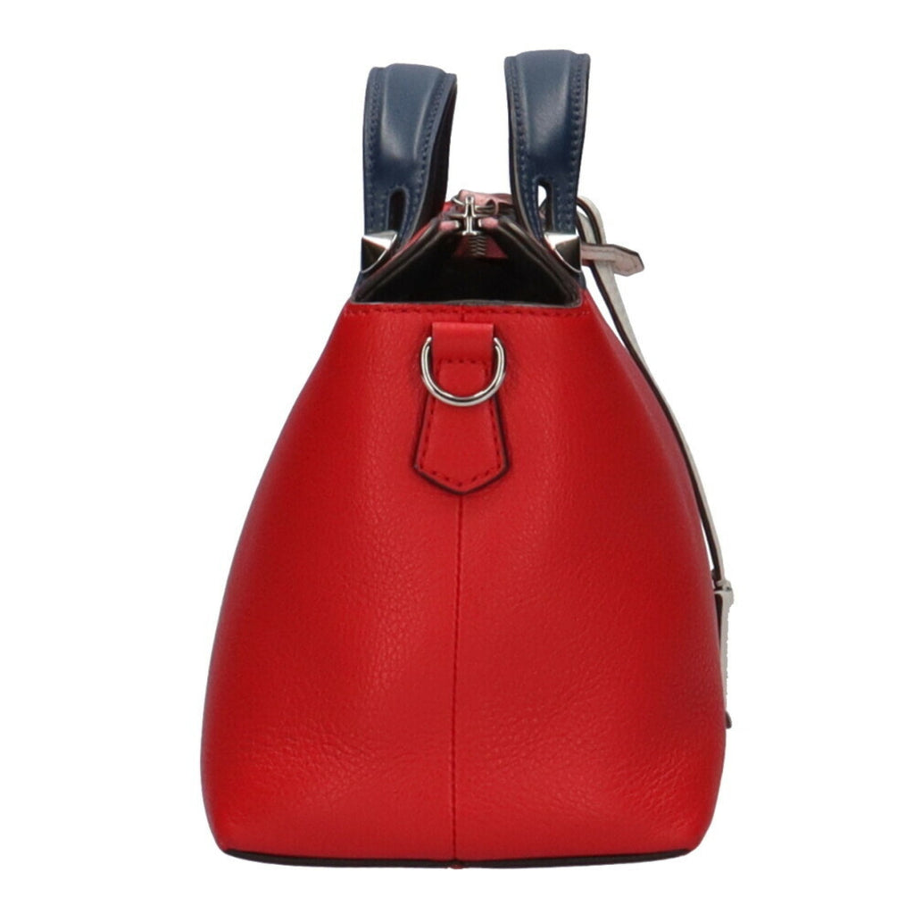 Fendi visor way shoulder bag leather red ladies