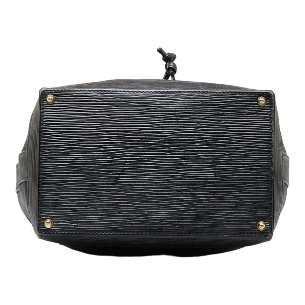 FENDI handbag shoulder bag black leather ladies