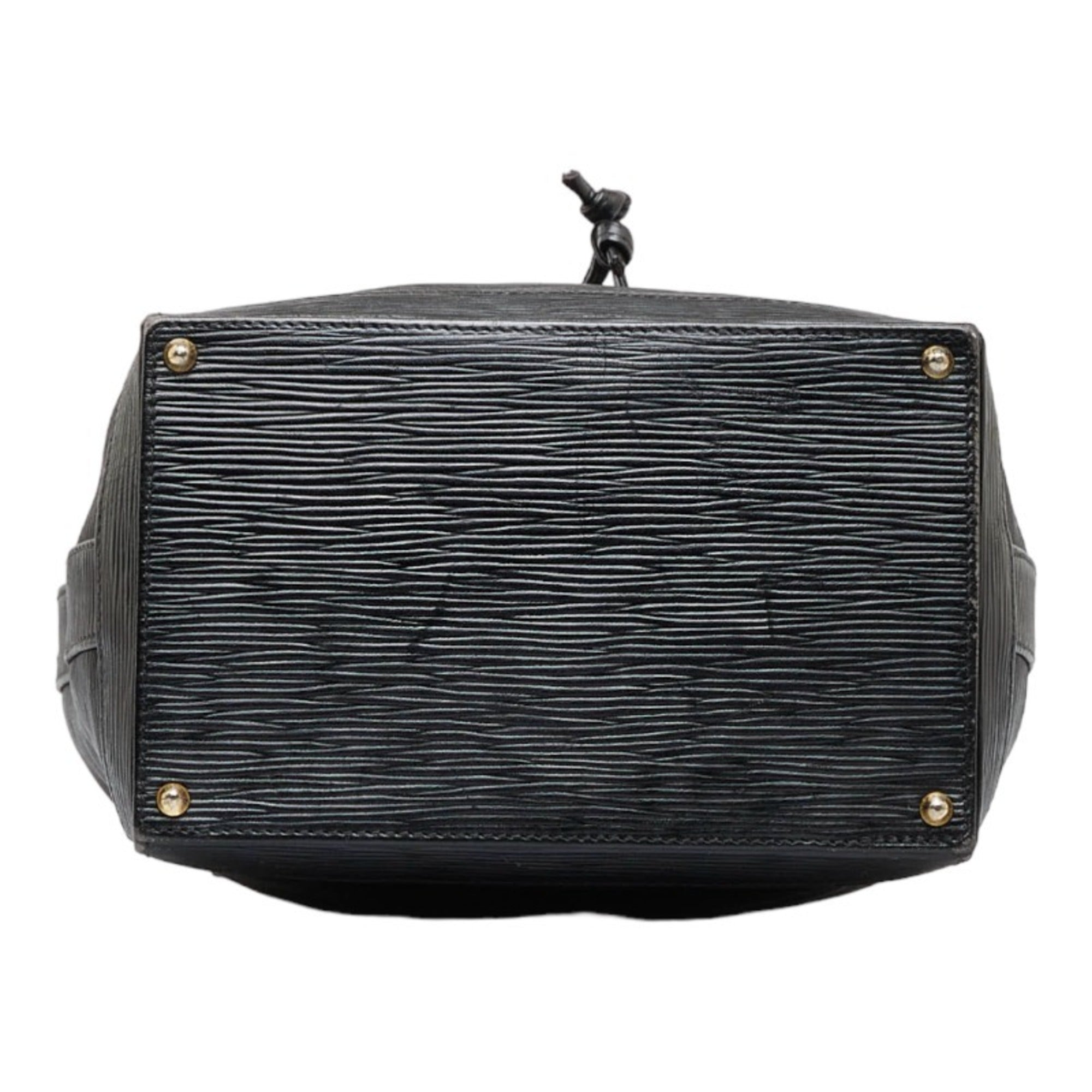 FENDI handbag shoulder bag black leather ladies