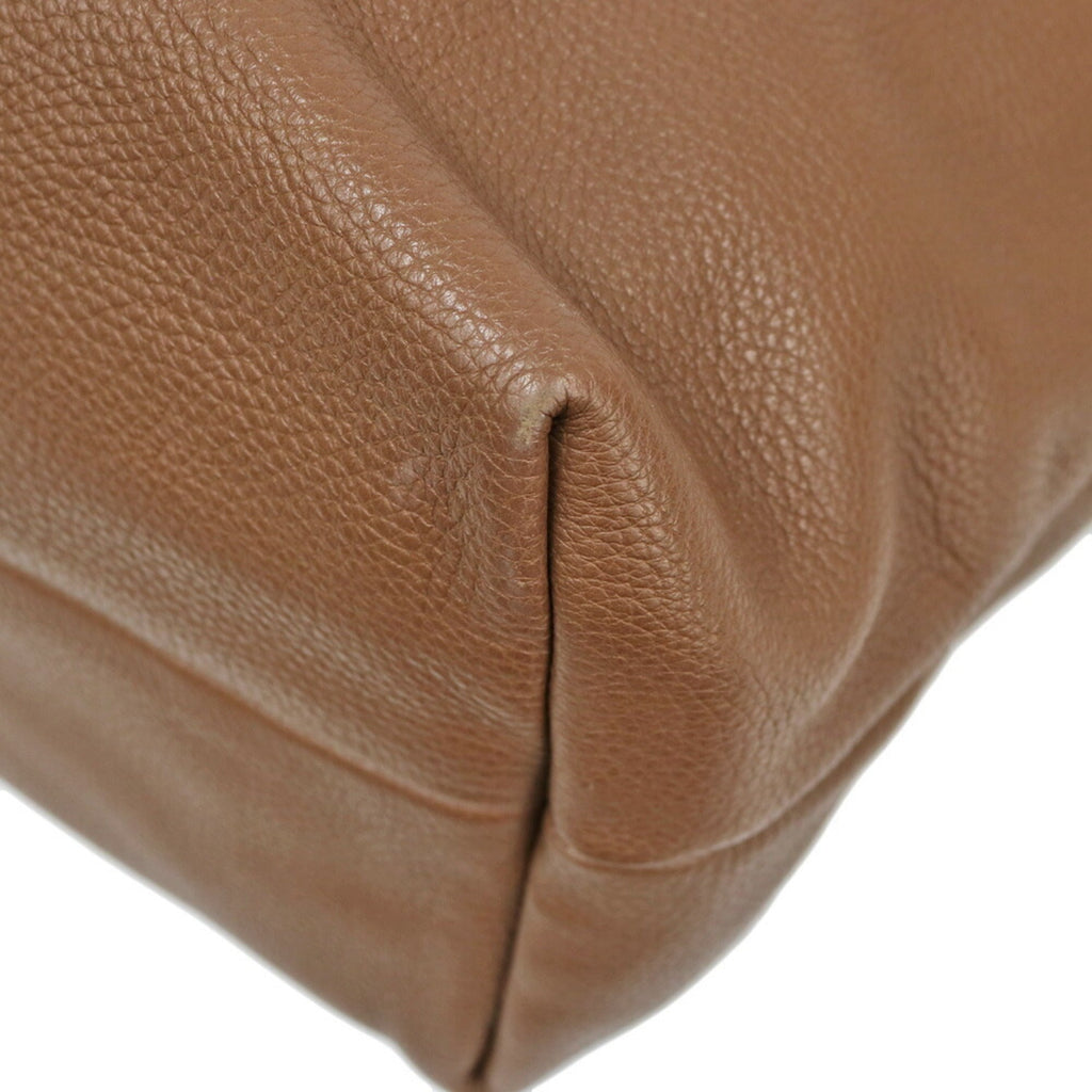 Gucci Shoulder Bag Bamboo Brown Ladies
