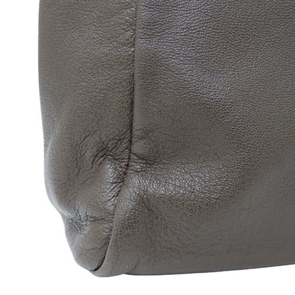 FENDI Bag Women's Handbag Shoulder 2way Leather Peekaboo Large Charcoal Brown 8BN210 Cool