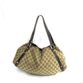 GUCCI GG canvas 130736 brown bag tote ladies