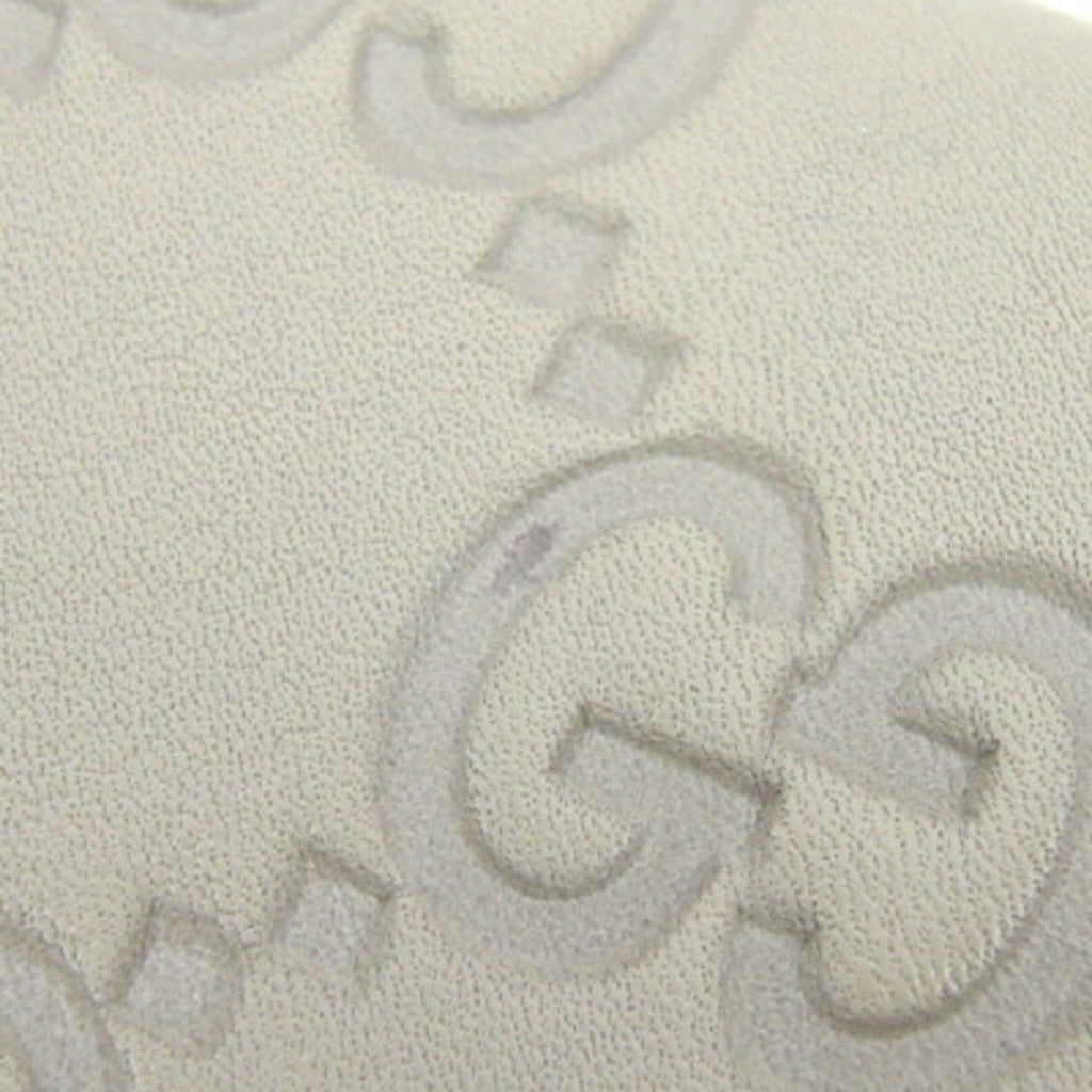 GUCCI Trifold Wallet sima 261502 Ivory Leather Women's