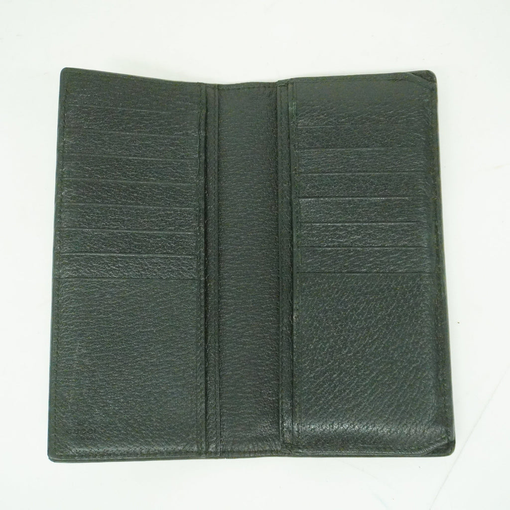 GUCCI  GG Marmont 428740 Women's Leather Long Wallet [bi-fold] Black