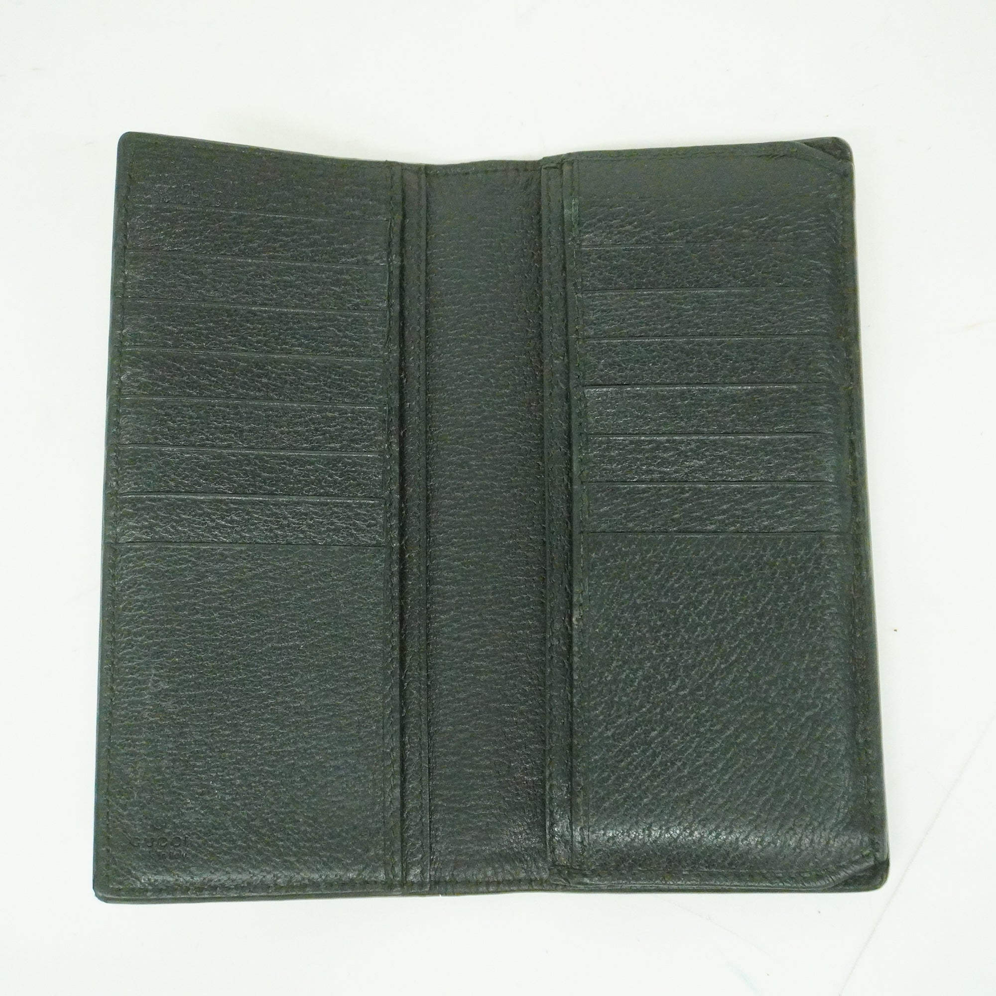 GUCCI  GG Marmont 428740 Women's Leather Long Wallet [bi-fold] Black