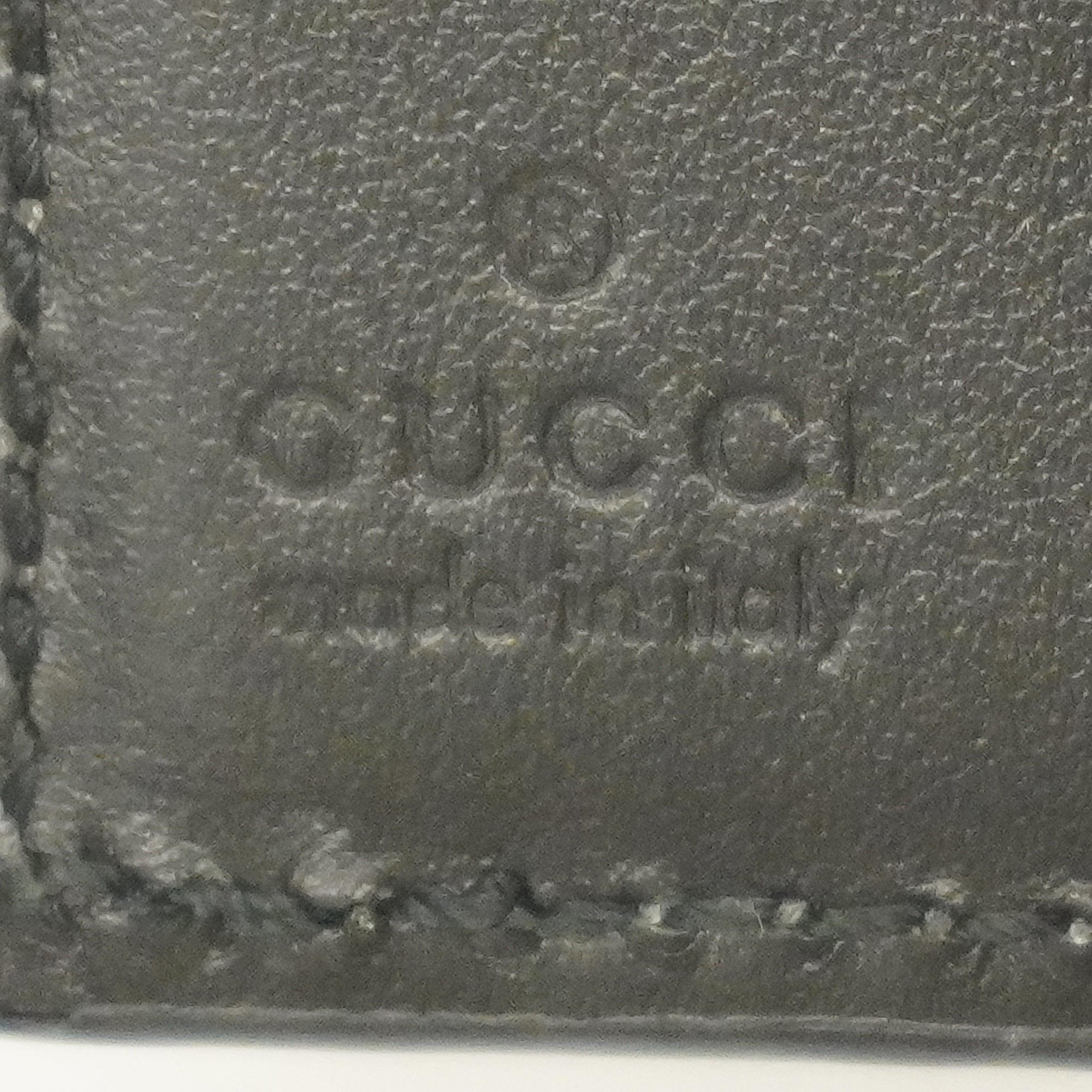 GUCCI  Tri-fold Wallet  Sima 547070 Leather Wallet [tri-fold] Black