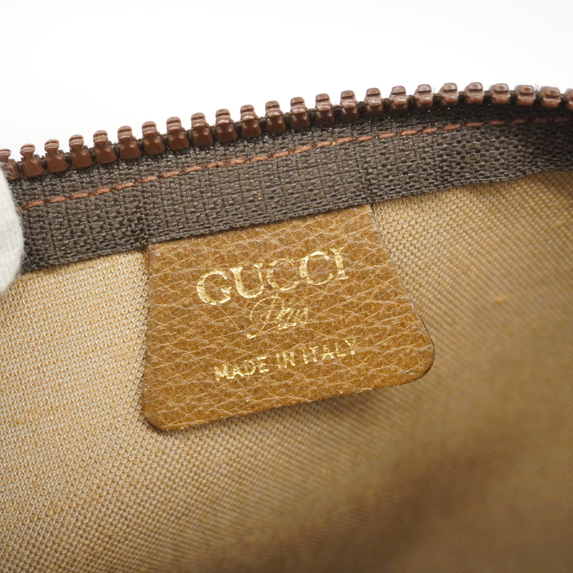 GUCCI  Clutch Bag Women's GG Plus Clutch Bag Beige