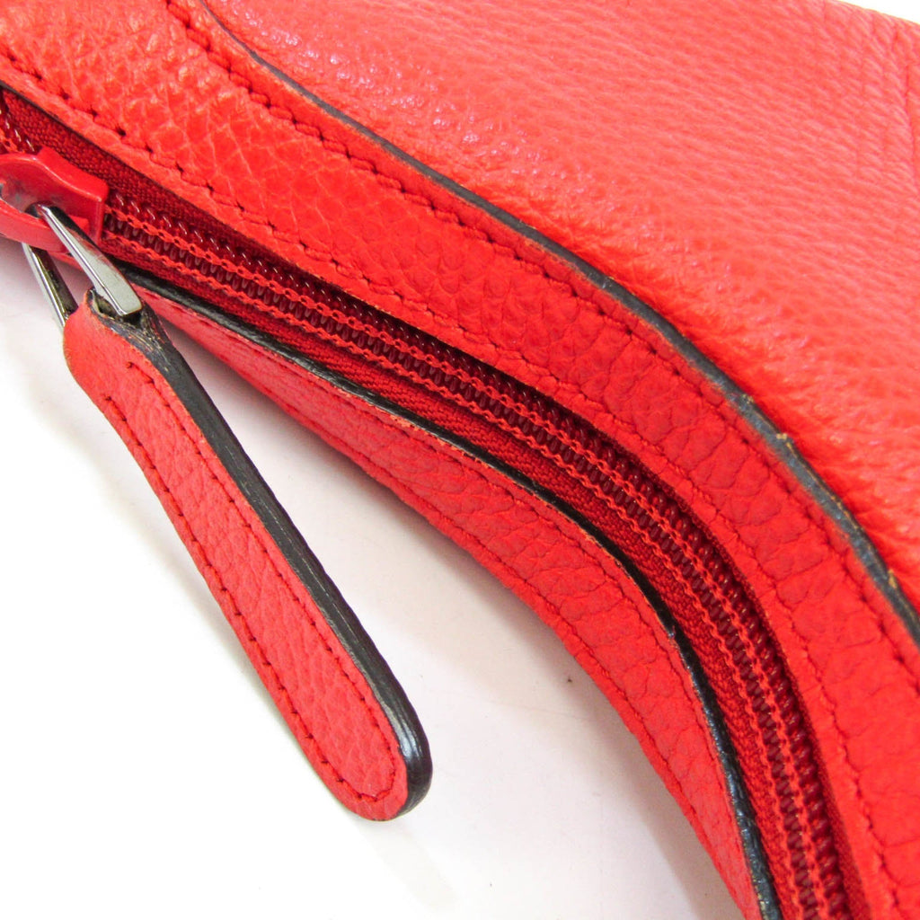 GUCCI Interlocking G 339553 Women's Leather Shoulder Bag Light Red
