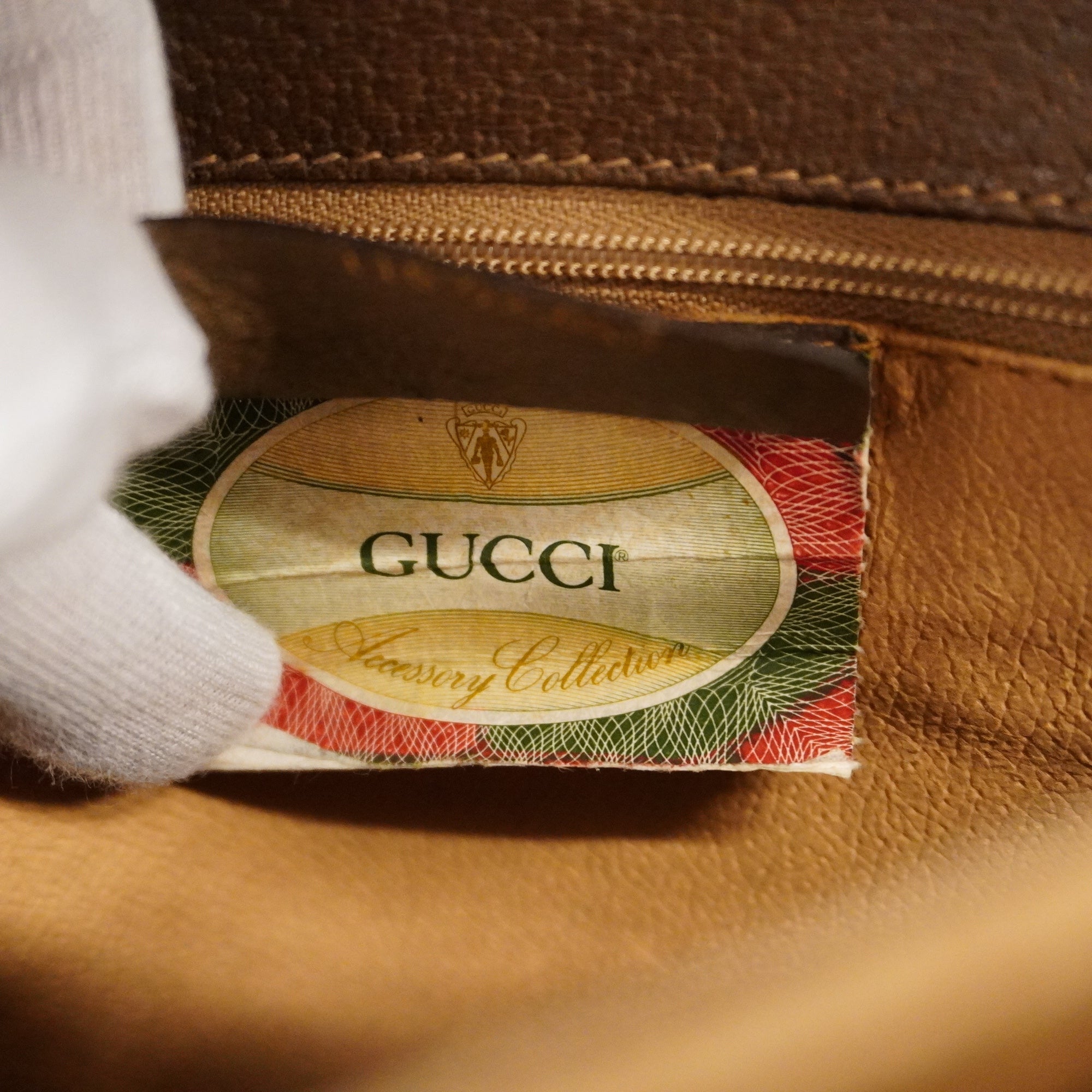 GUCCI  GG Supreme 116 02 080 Women's Handbag Beige,Brown