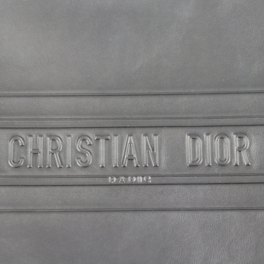 CHRISTIAN DIOR clutch bag 19S5543CGSB leather black gold metal fittings