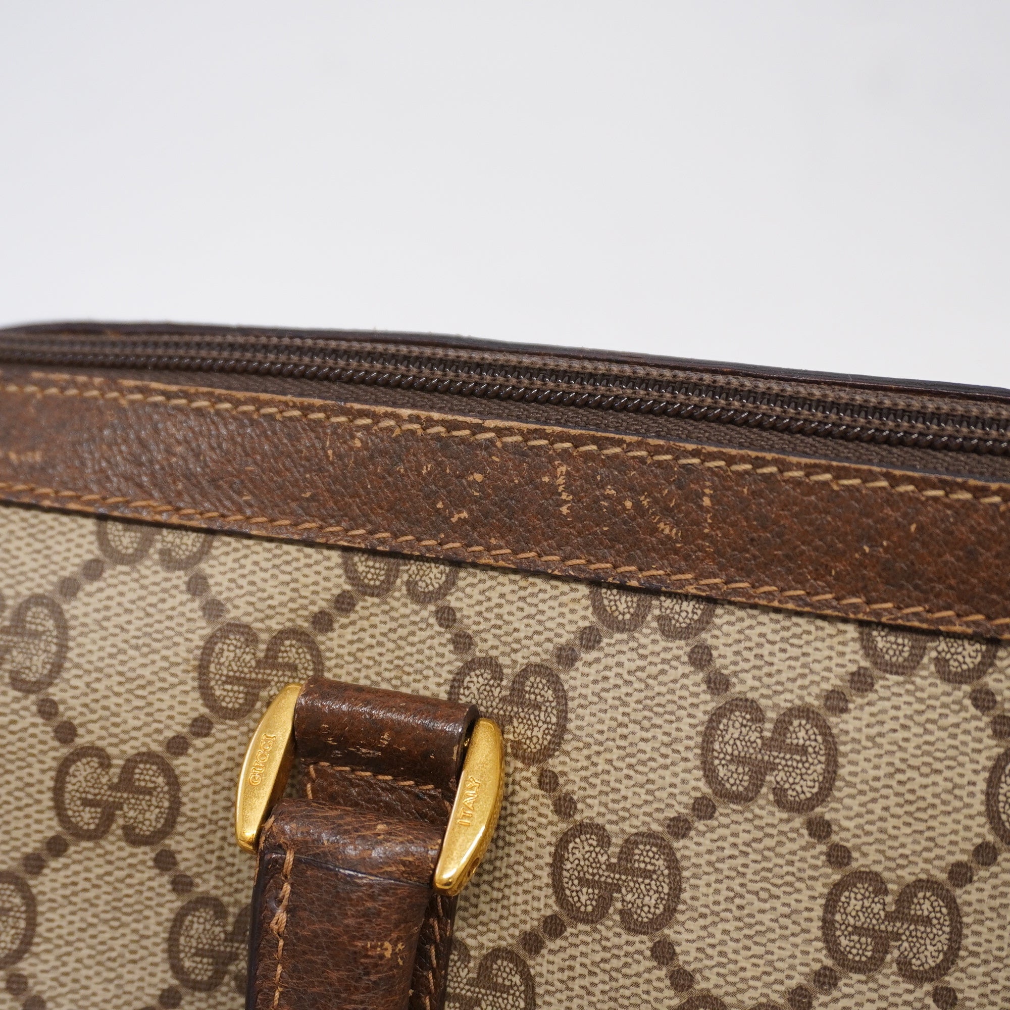 GUCCI  Sherry Line Handbag 39 02 007 Women's GG Supreme Handbag Beige