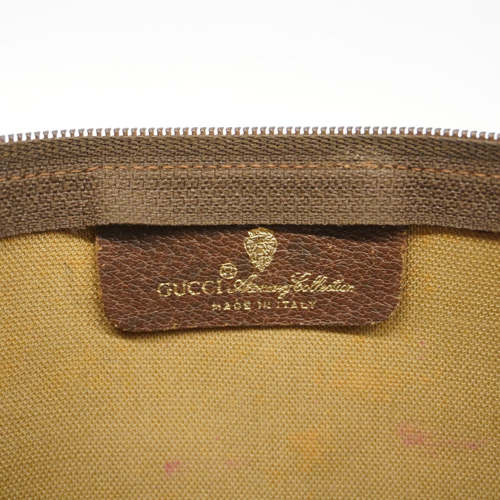 GUCCI  156 01 045 Women's GG Supreme Clutch Bag Beige