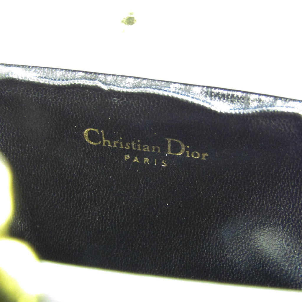 CHRISTIAN DIOR Women's Leather Coin Purse/coin Case White