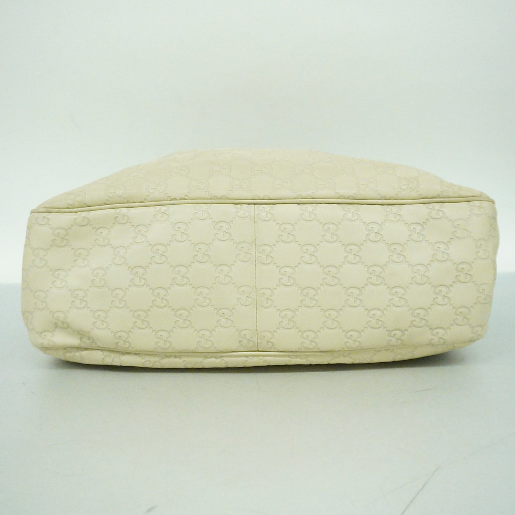 GUCCI  Sukey  Sima 211944 Women's Leather Tote Bag Ivory