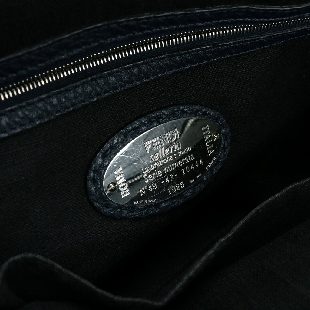 FENDI Tote Bag Selleria 7VA377 Leather Unisex