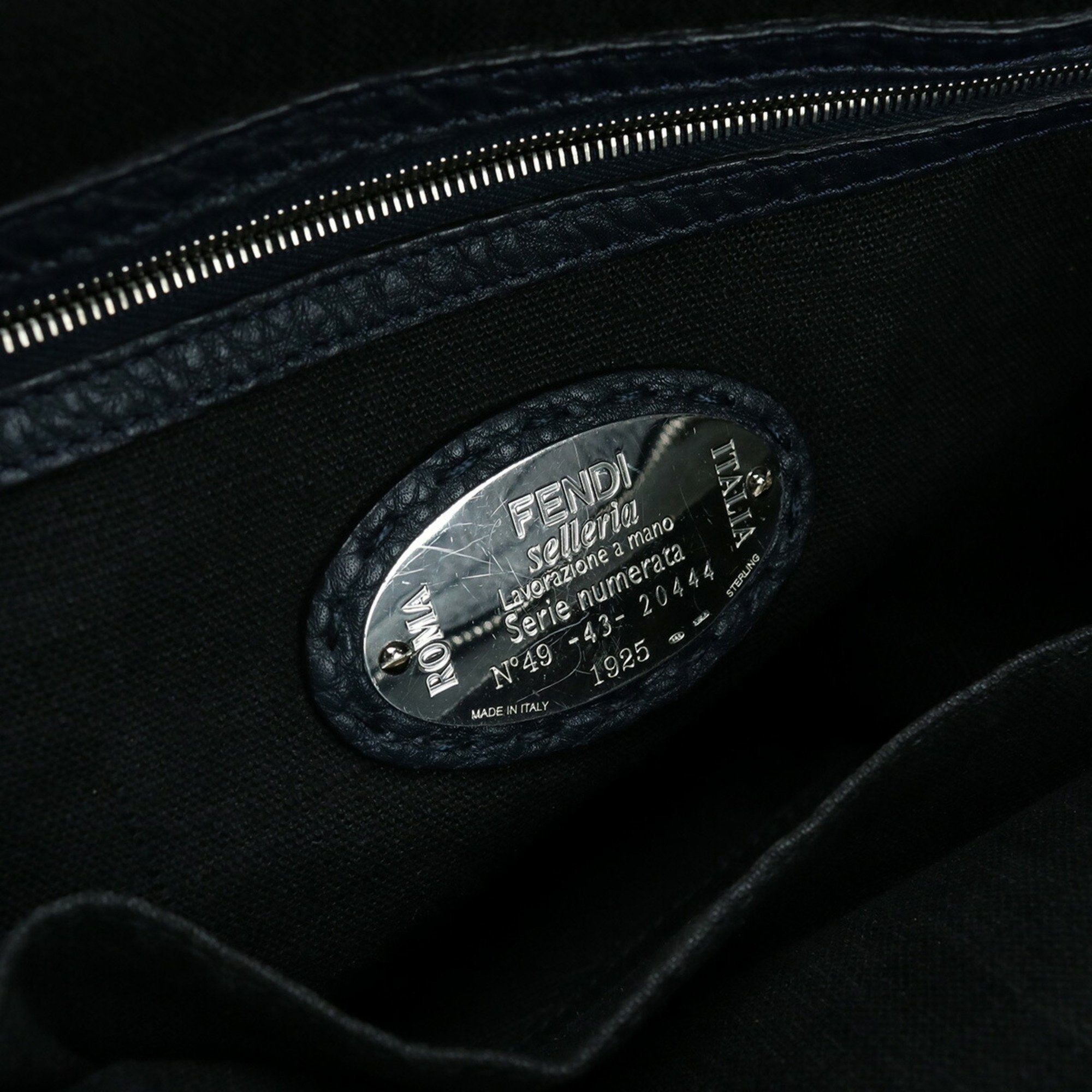 FENDI Tote Bag Selleria 7VA377 Leather Unisex
