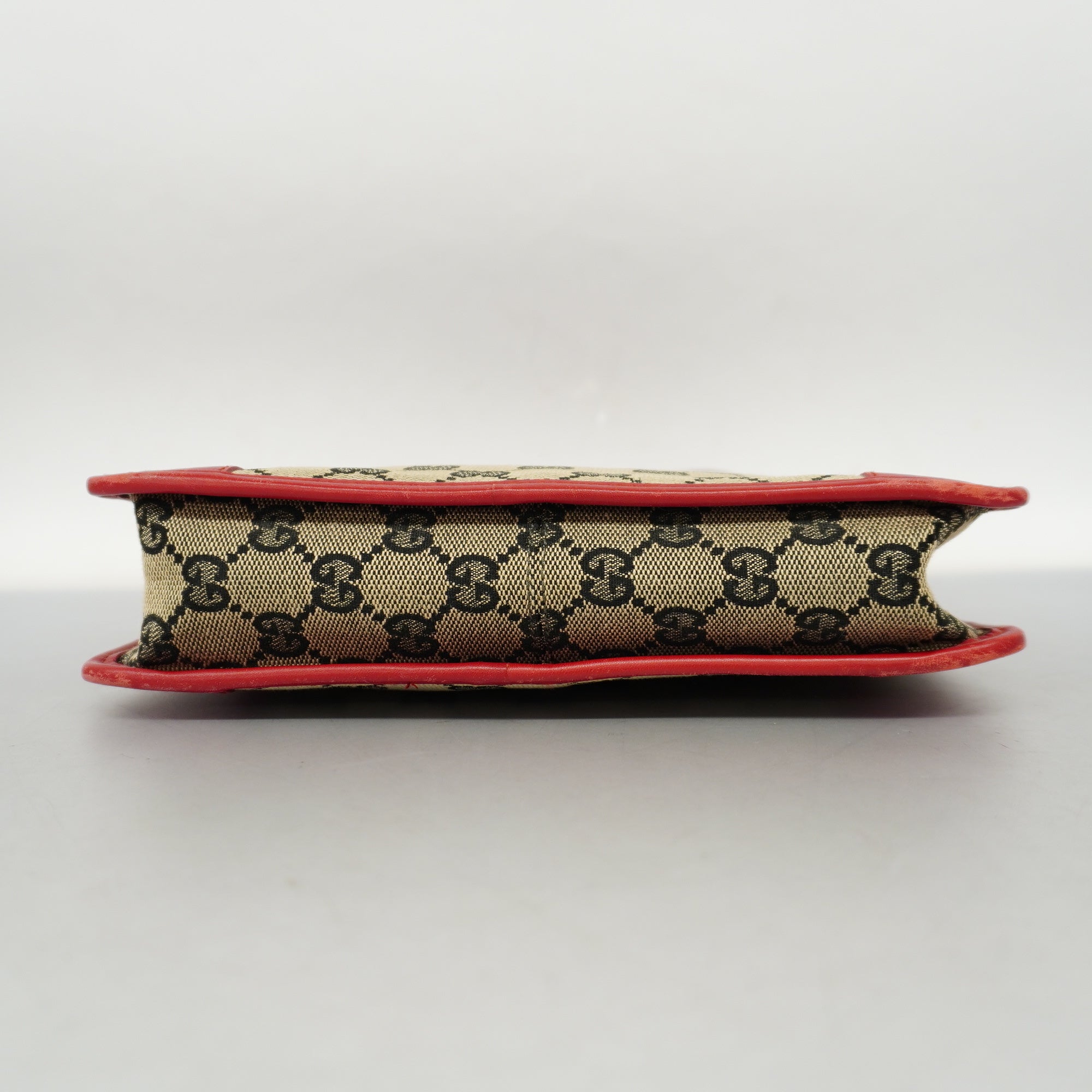 GUCCI  GG Canvas Shoulder Bag 001 4206 Women's Navy,Red Color