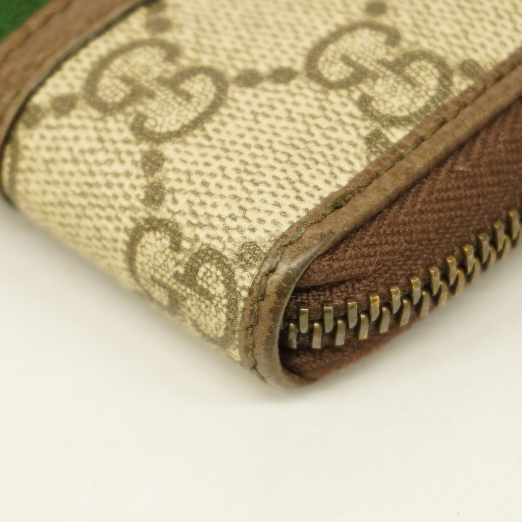 GUCCI  Ophidia Coin Case 597613 Gold Hardware Women's GG Supreme,Leather
